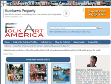 Tablet Screenshot of folkartlife.com